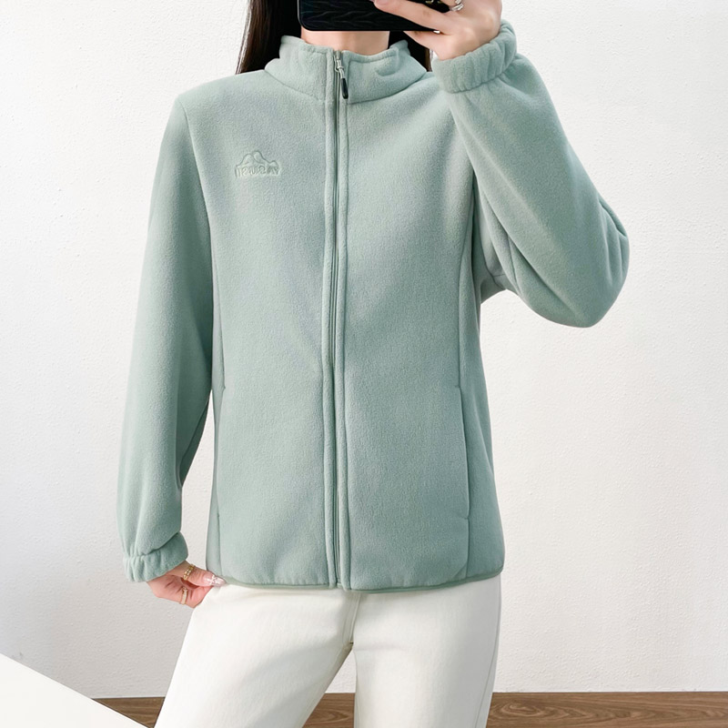 Moletom de lã sem chapéu femin - Sherpa Hoodie Fleece avaliação e preço