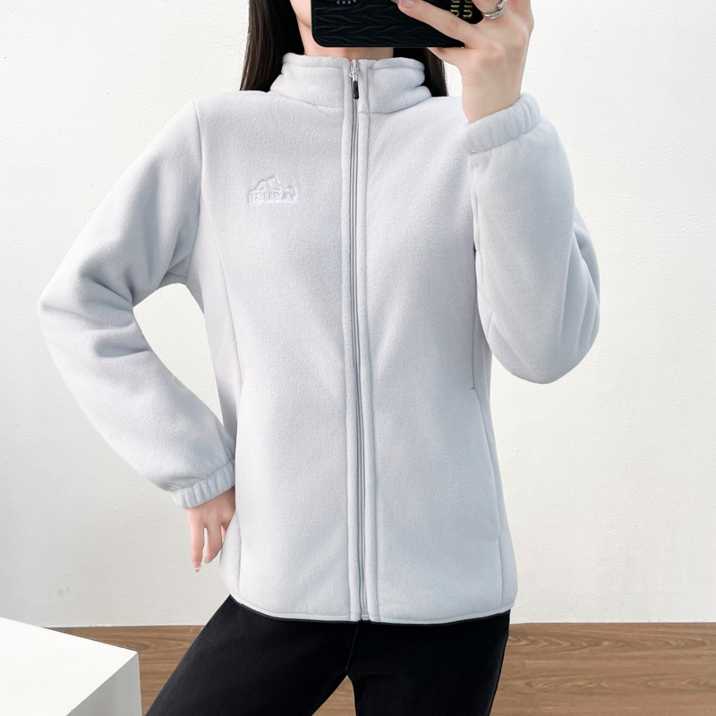 Moletom de lã sem chapéu femin - Sherpa Hoodie Fleece avaliação e preço