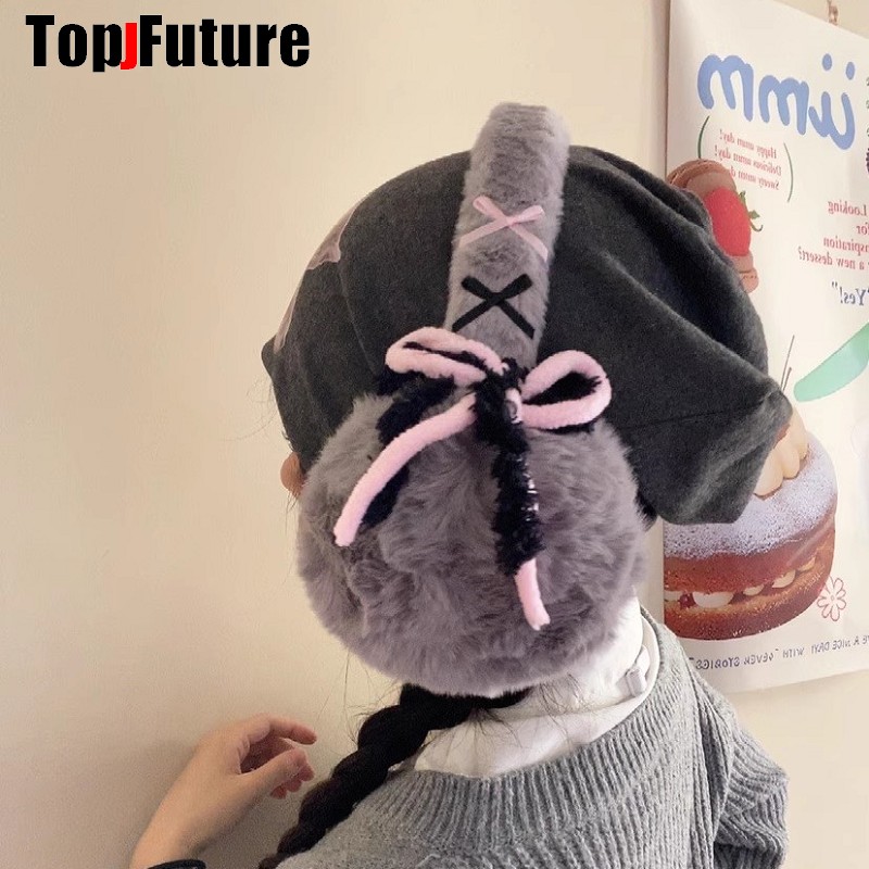 Harajuku y2k bonito doce lolit - Earmuffs Foldable avaliação e preço