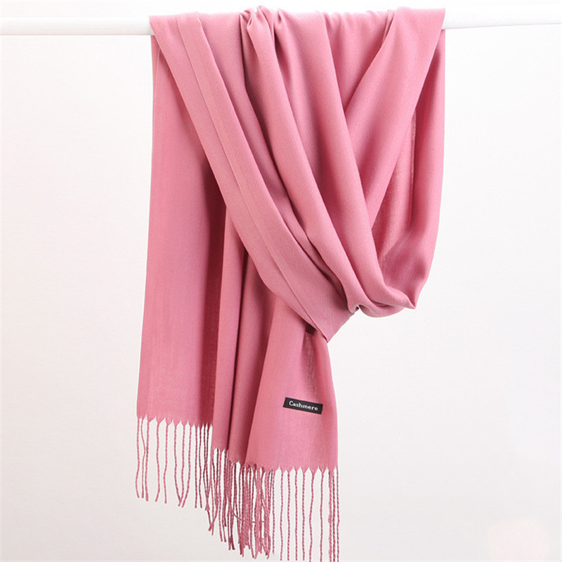 Feminino sólido cachecol cashm - Cashmere Pashmina Wrap avaliação e preço