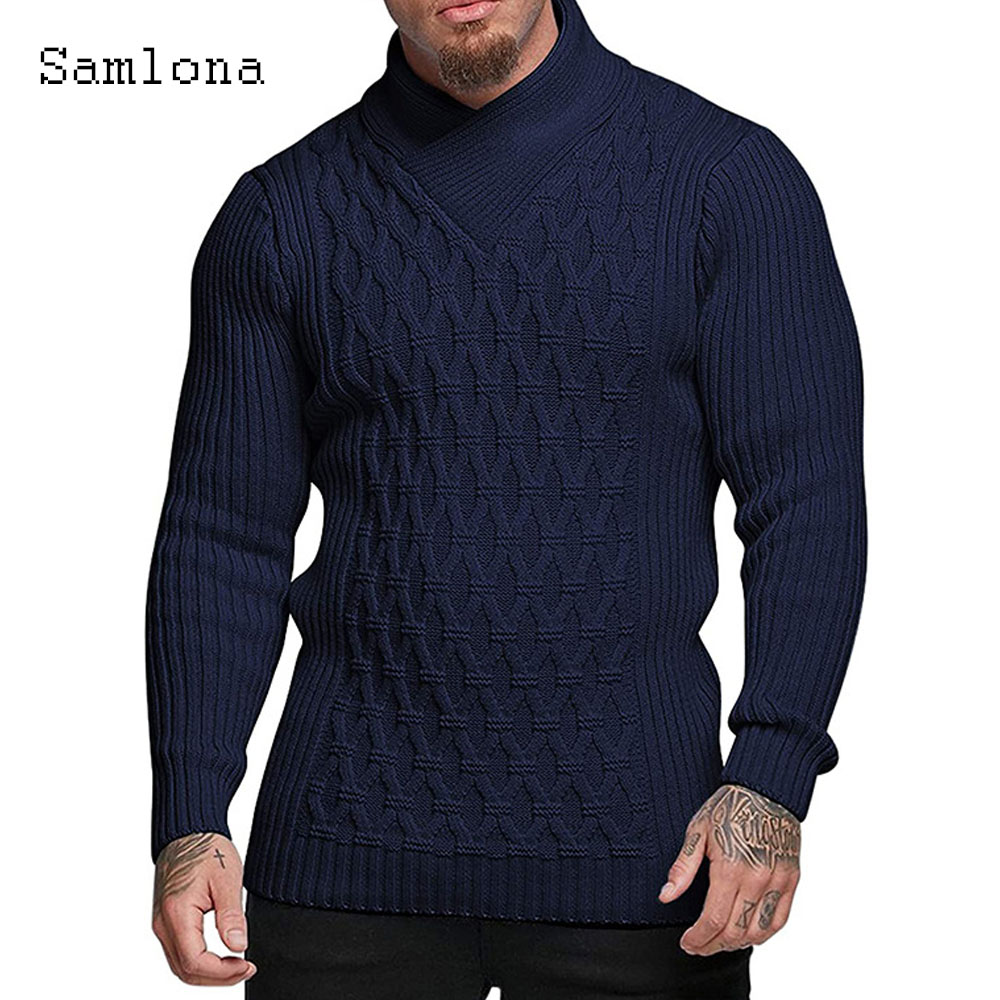 Samlona homens outono novas bl - Wool Scarf Men avaliação e preço