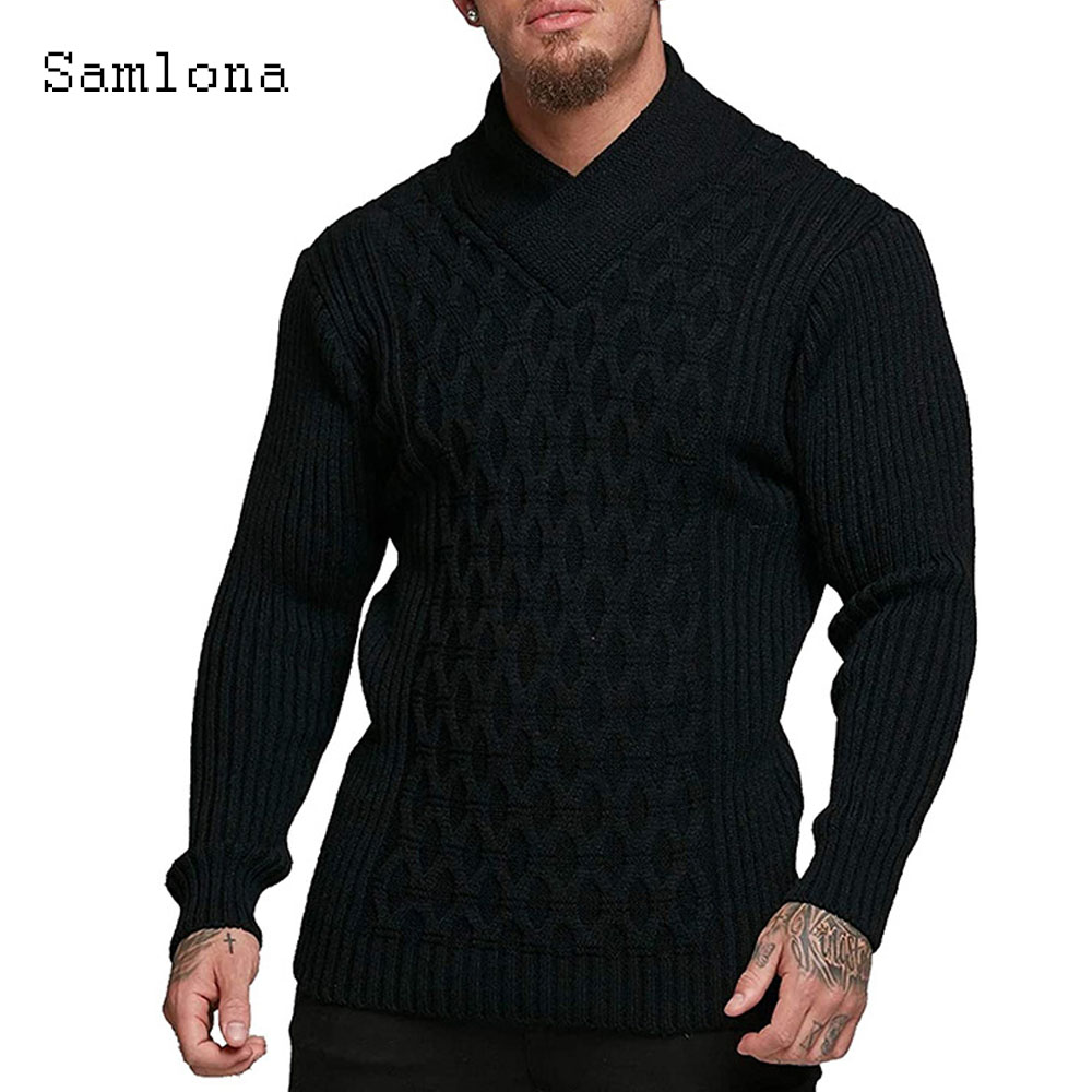 Samlona homens outono novas bl - Wool Scarf Men avaliação e preço