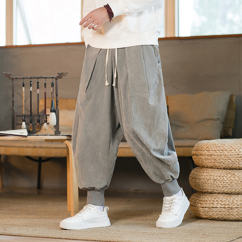 2023 homens inverno cor sólida - Corduroy Pant Warm avaliação e preço
