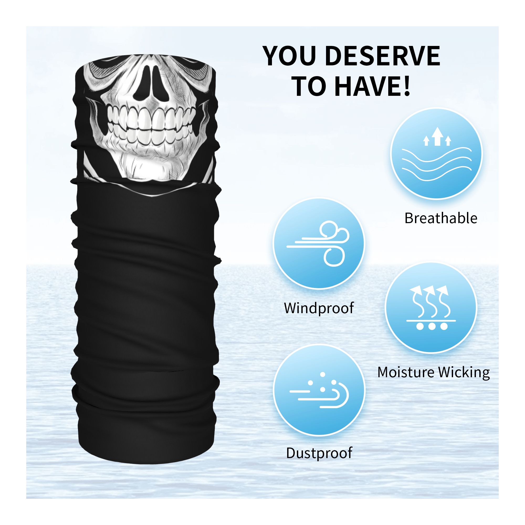 Personalizado legal sem costur - Neck Gaiter Fleece avaliação e preço