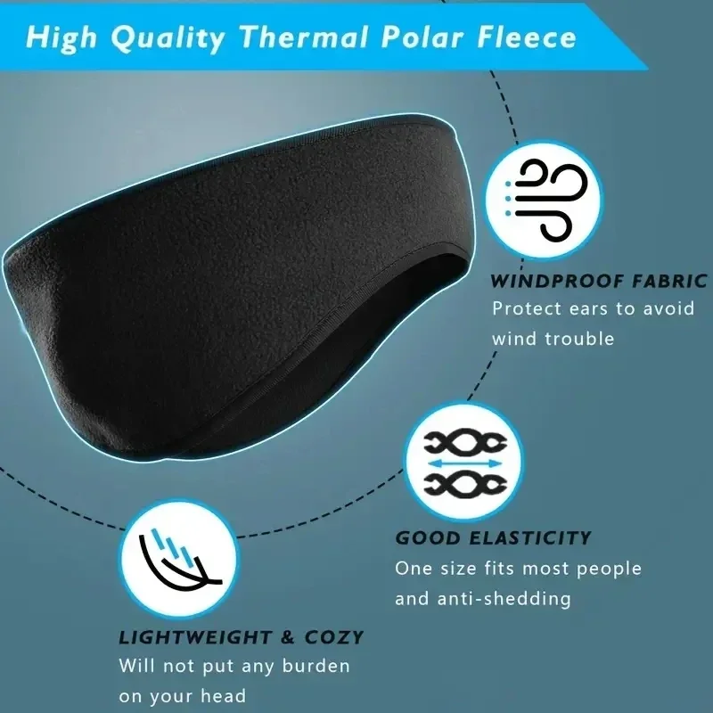 1 Peça de Faixa de Cabeça Esti - Winter Headband Fleece avaliação e preço