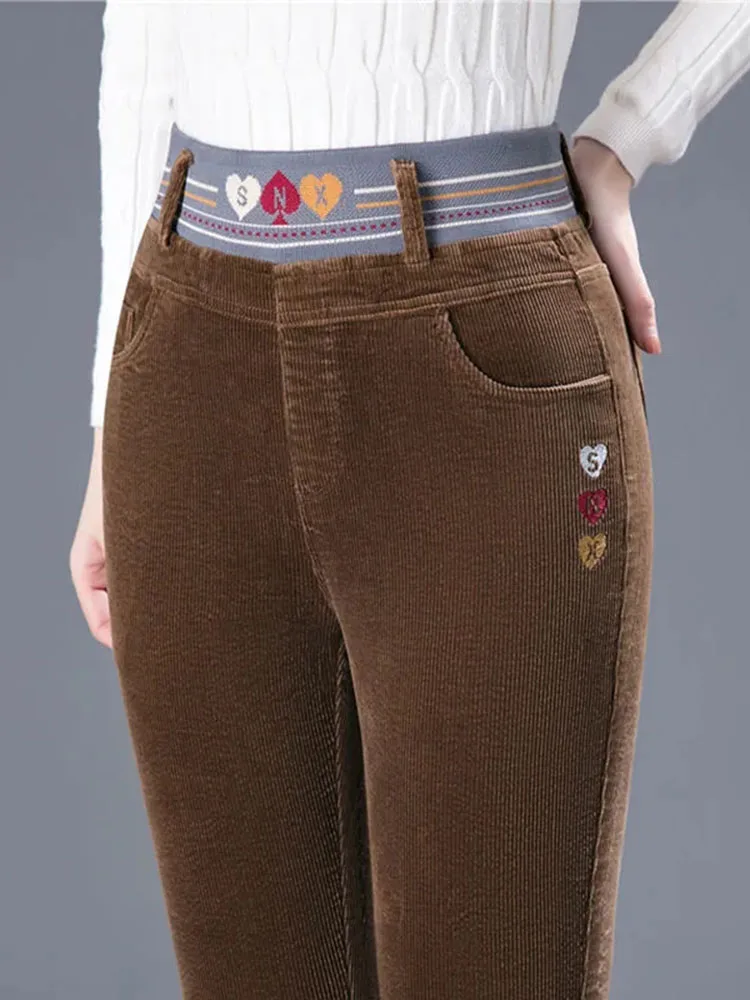 Calças de veludo forrado pelúc - Corduroy Pant Warm avaliação e preço