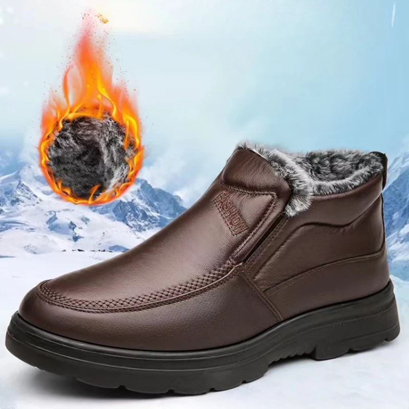 Botas de tornozelo masculinas  - Waterproof Winter Boot avaliação e preço