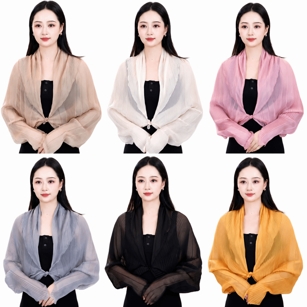 Top de proteção solar de cor s - Shawl Wrap Winter avaliação e preço