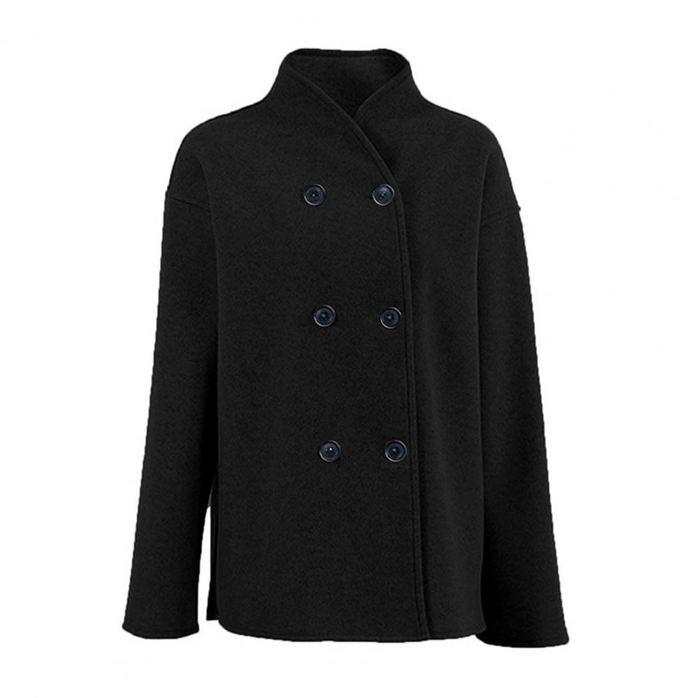 Casaco Feminino de Lã Curto pa - Wool Coat Peacoat avaliação e preço
