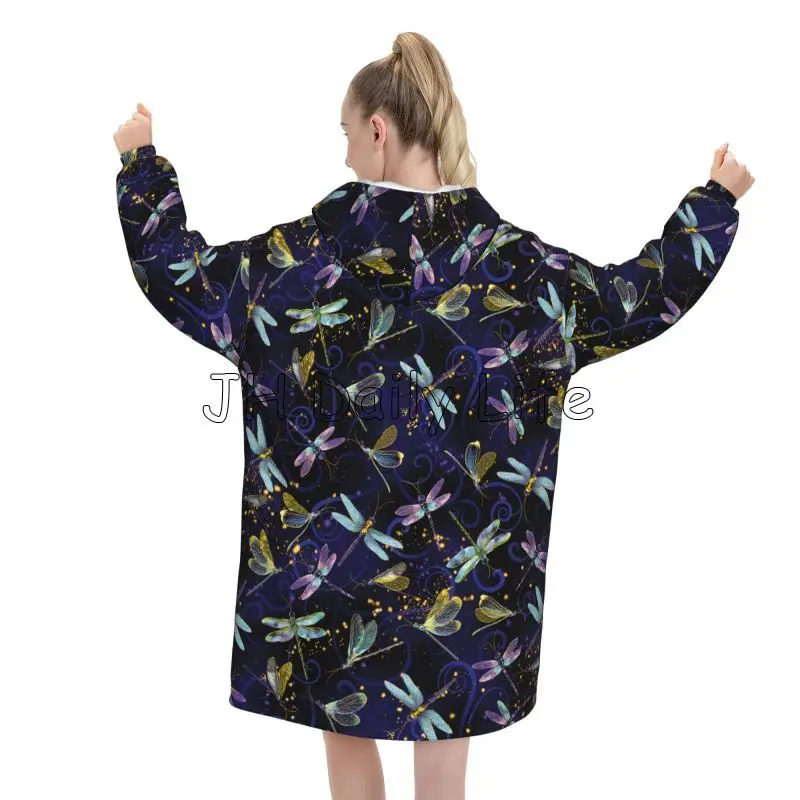 Libélula galáxia wearable cobe - Sherpa Hoodie Fleece avaliação e preço