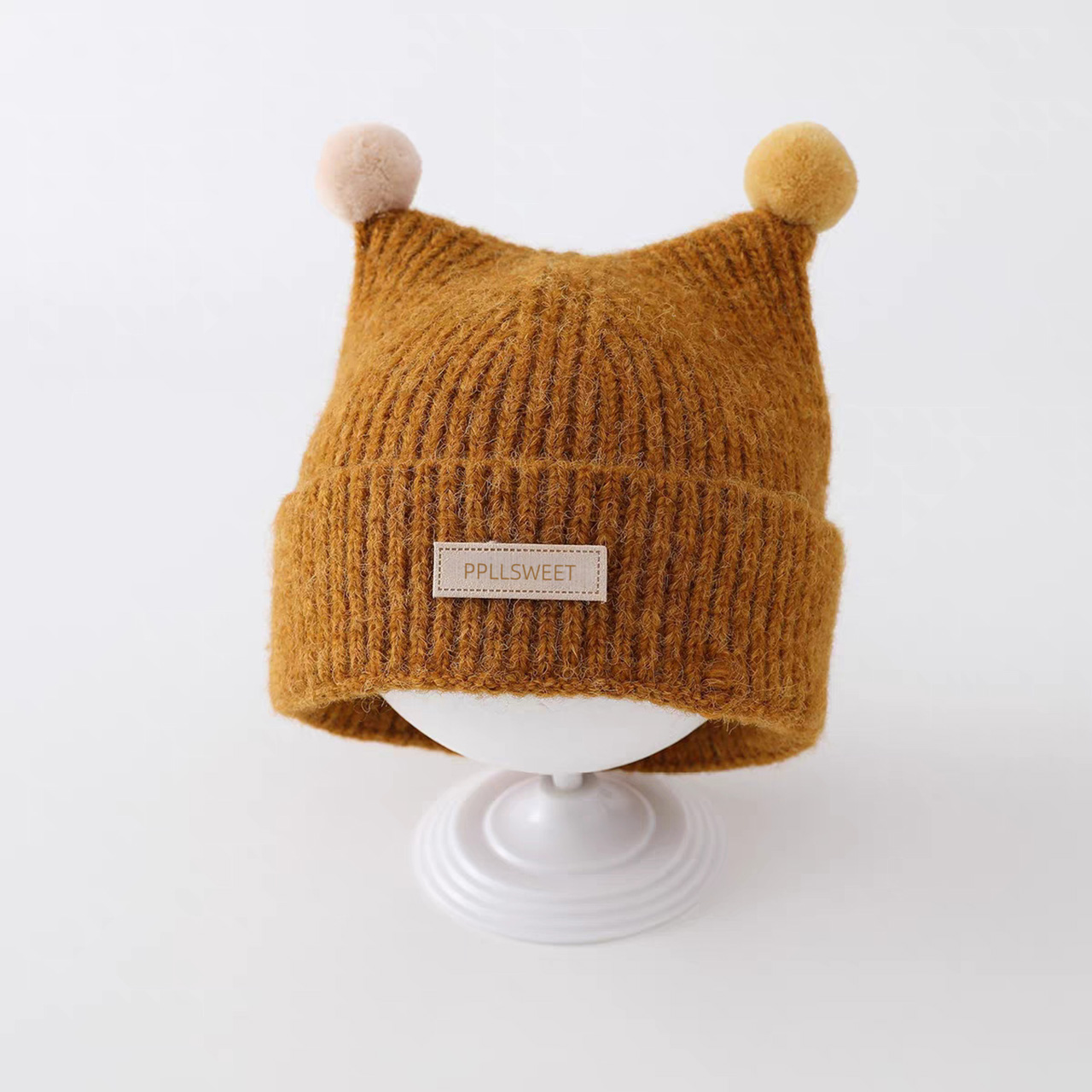 Gorro de Lã Infantil de 1 a 4  - Knit Beanie Hat Warm avaliação e preço