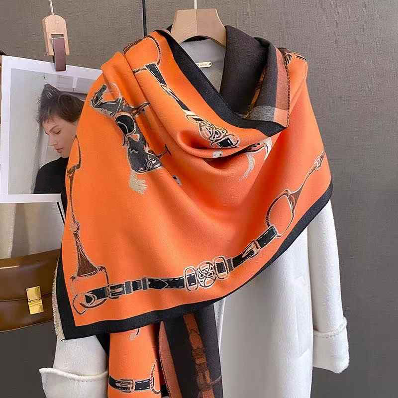 Retro cavaleiro cavalo imitaçã - Shawl Wrap Winter avaliação e preço