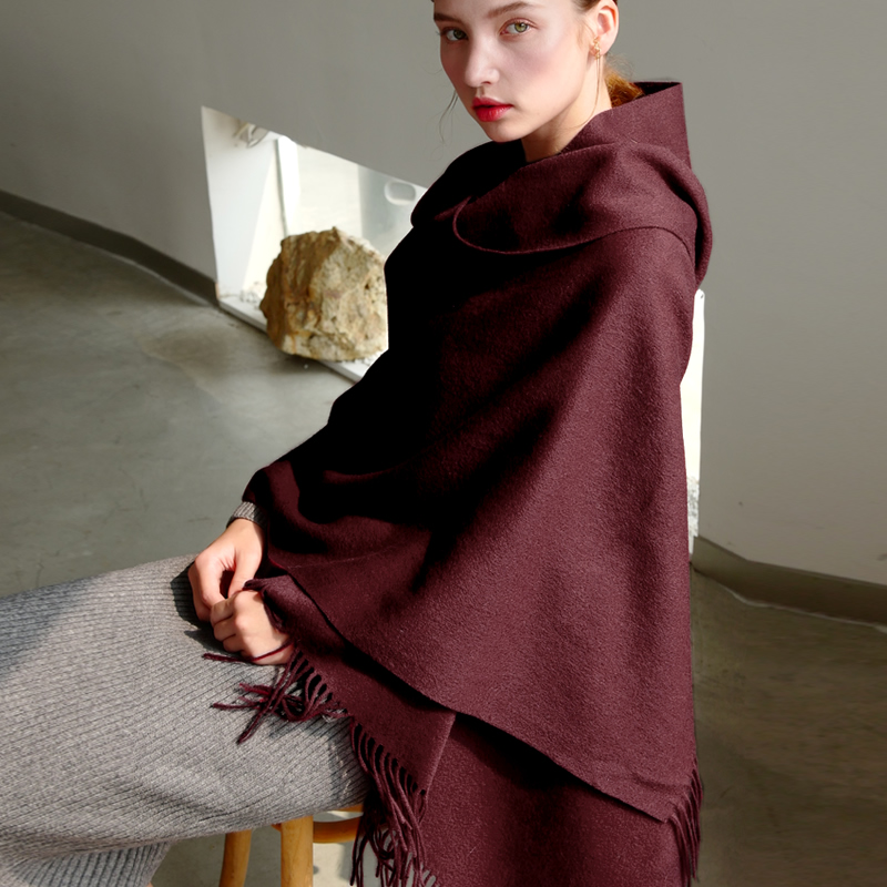 Lenço de inverno de lã feminin - Shawl Wrap Winter avaliação e preço
