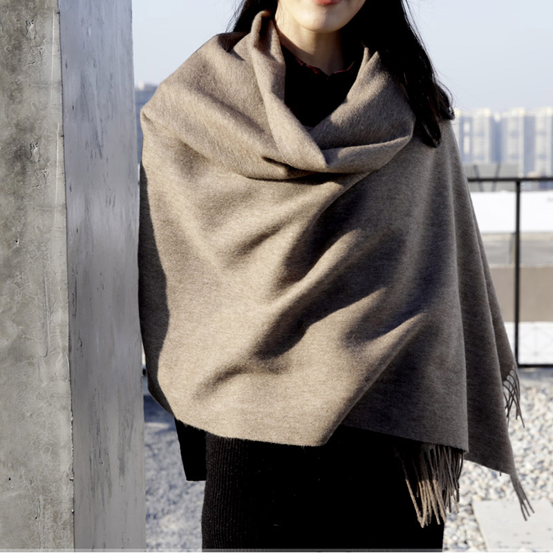 Lenço de inverno de lã feminin - Shawl Wrap Winter avaliação e preço