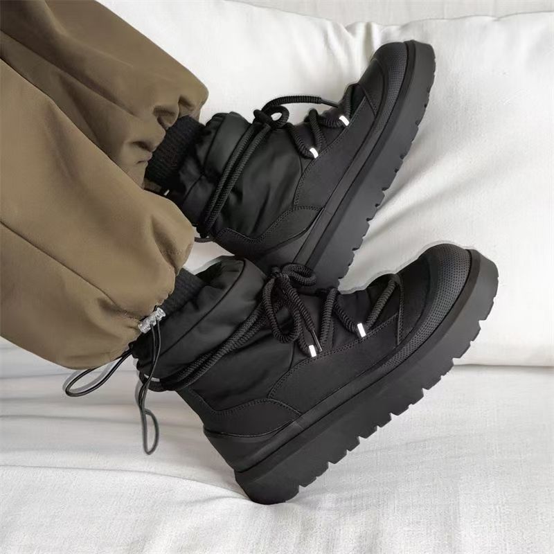 Designer novas botas de neve m - Waterproof Winter Boot avaliação e preço