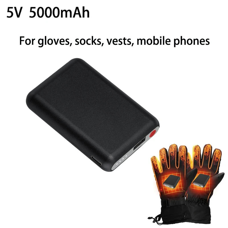 Banco de potência 5v 5000mah l - Heated Vest Battery avaliação e preço