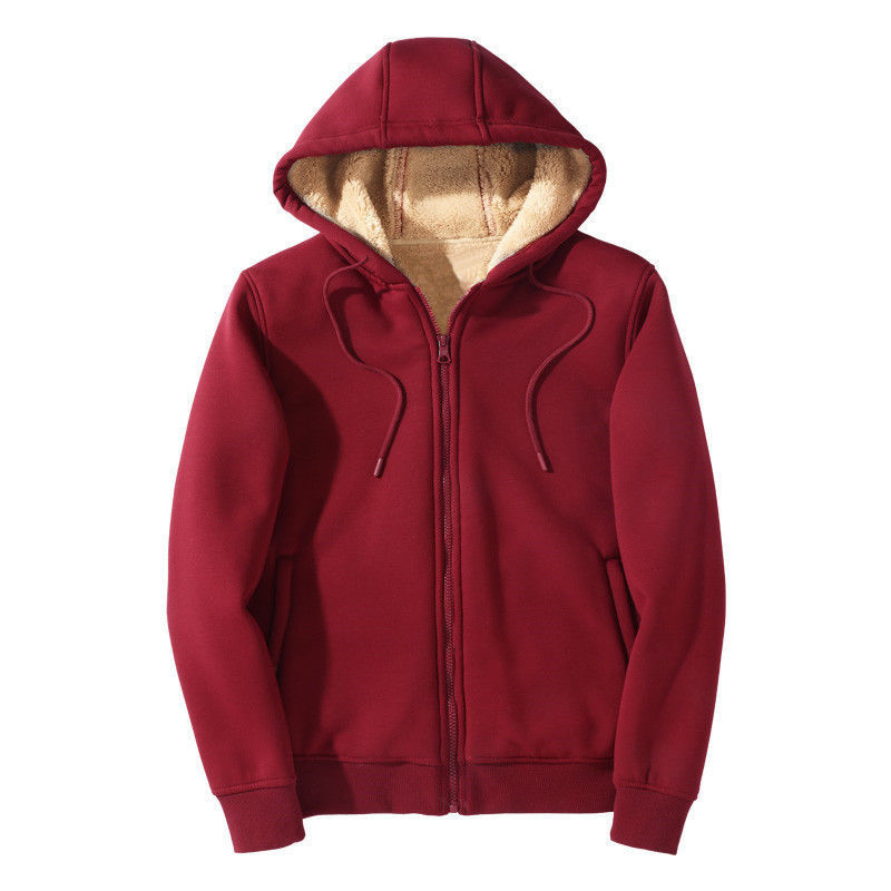 2025 inverno à prova de vento  - Sherpa Hoodie Fleece avaliação e preço