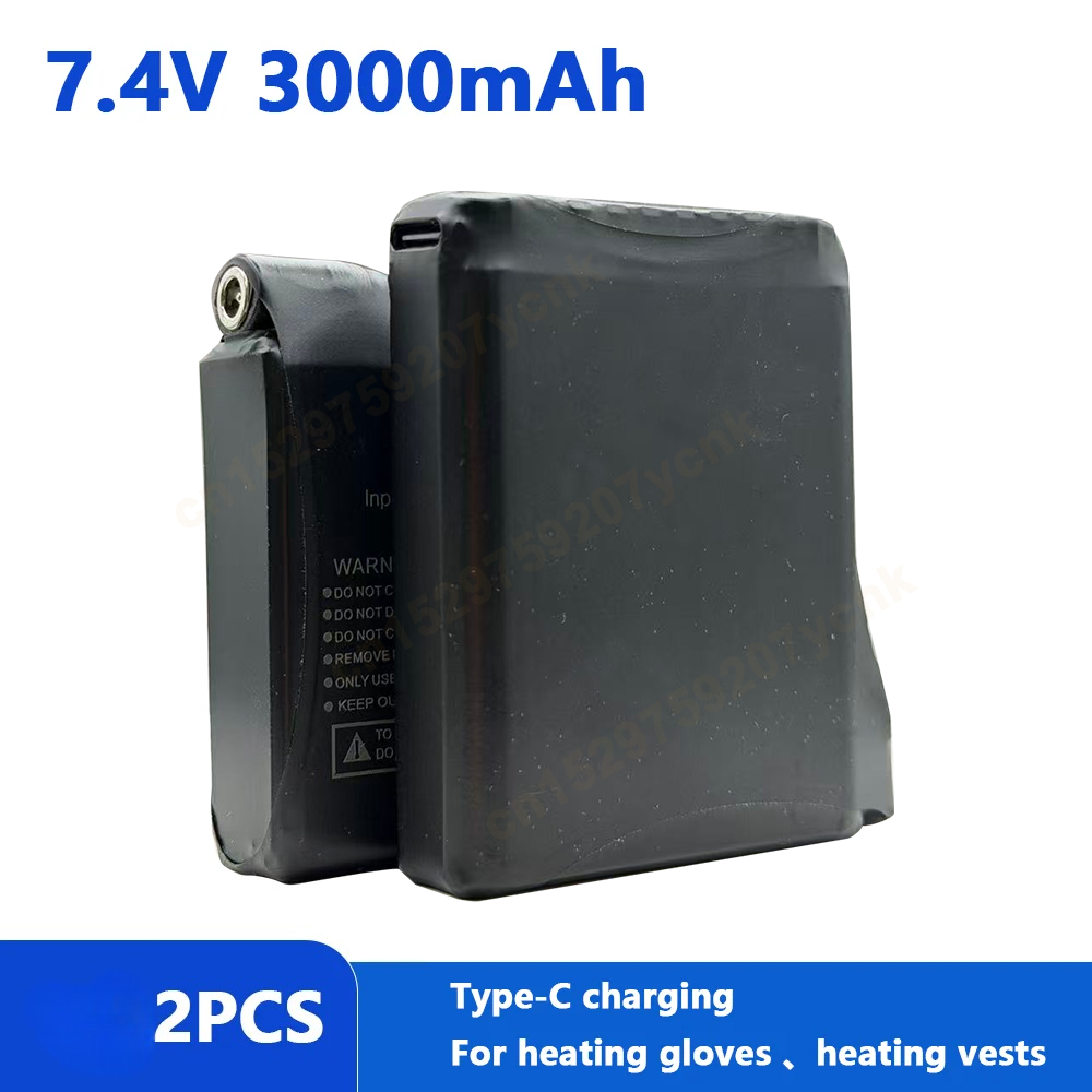 Luvas aquecidas bateria 7.4v 3 - Heated Vest Battery avaliação e preço