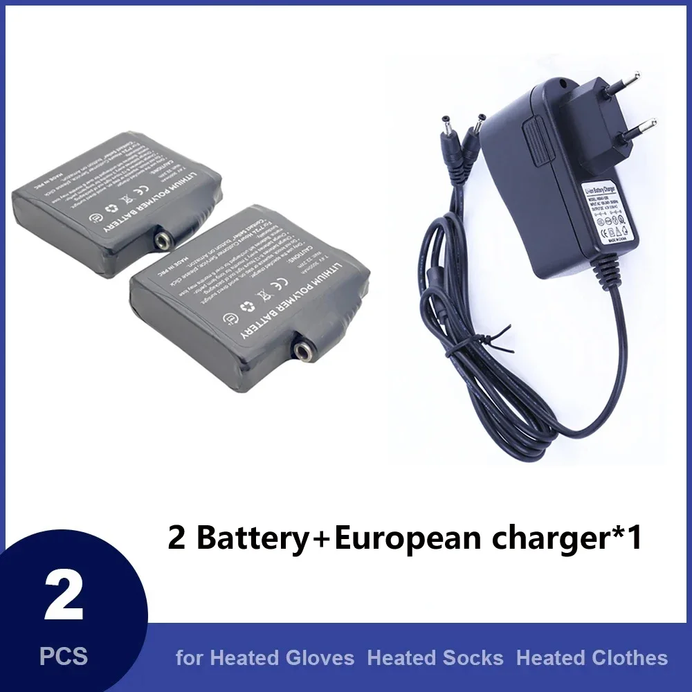 Luvas aquecidas bateria 7.4v 3 - Heated Vest Battery avaliação e preço
