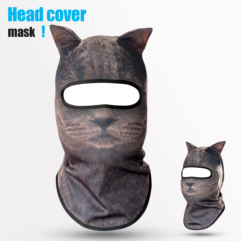 Balaclava 3D de gato com másca - Balaclava Ski Mask avaliação e preço