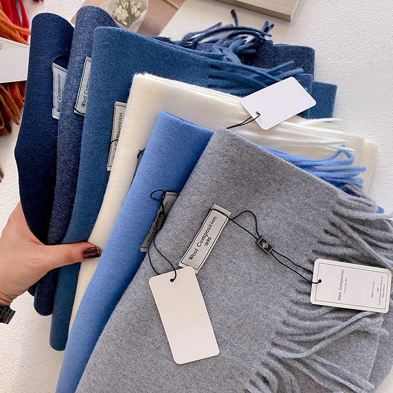 2024 inverno cachecol de lã pa - Cashmere Pashmina Wrap avaliação e preço