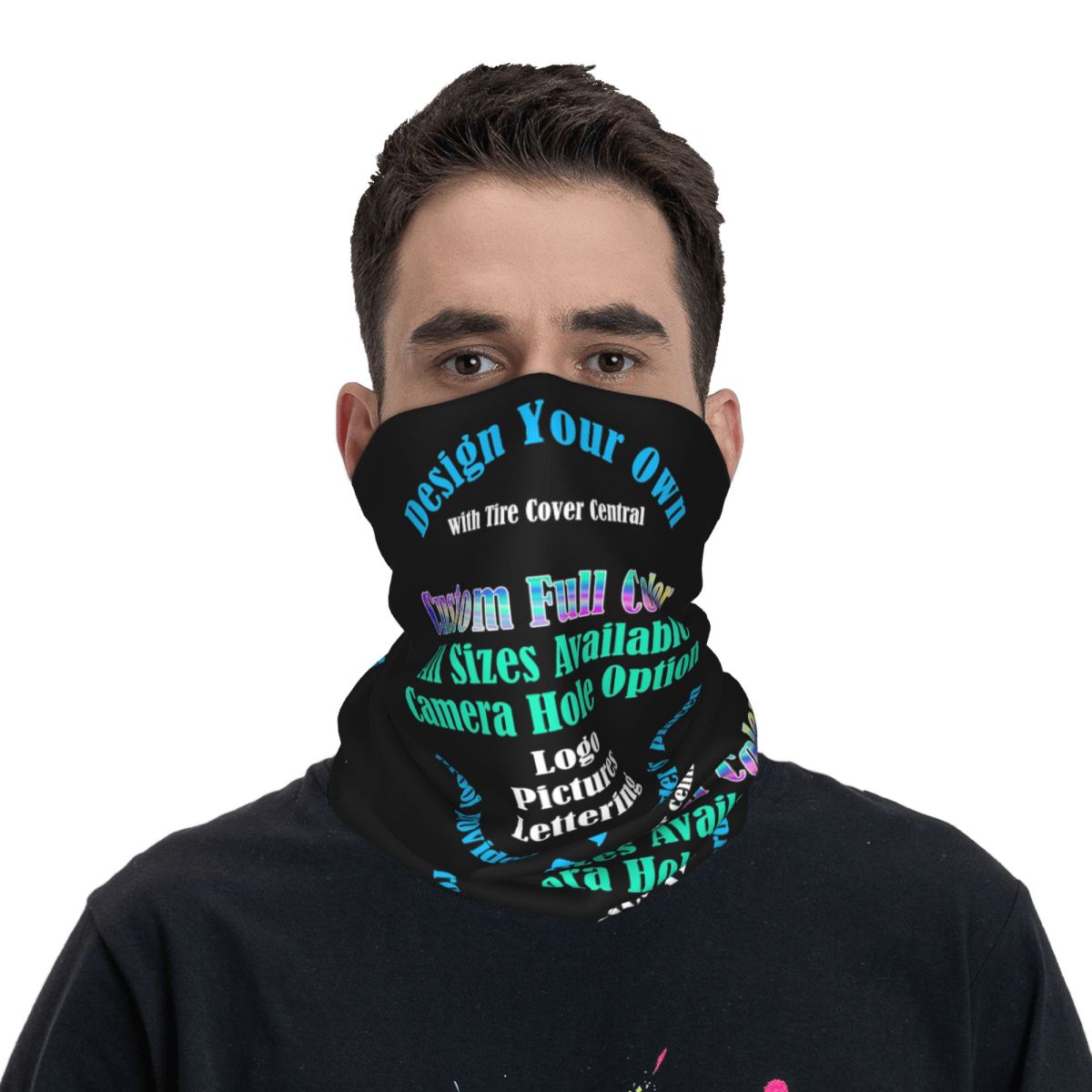 Personalizado seu design impre - Neck Gaiter Fleece avaliação e preço