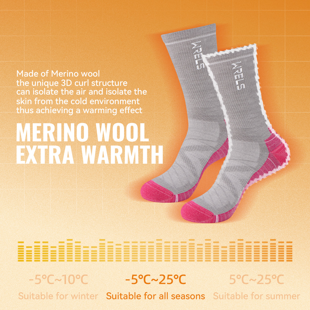 Wrels 1/2/3 meias de lã merino - Thermal Sock Wool avaliação e preço