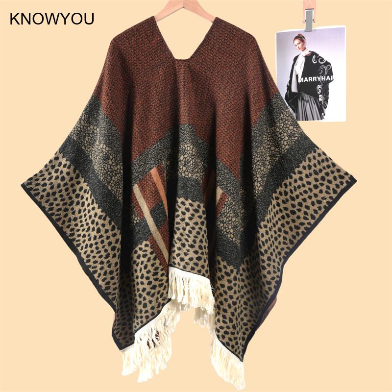 Leopardo impressão split pashm - Cashmere Pashmina Wrap avaliação e preço
