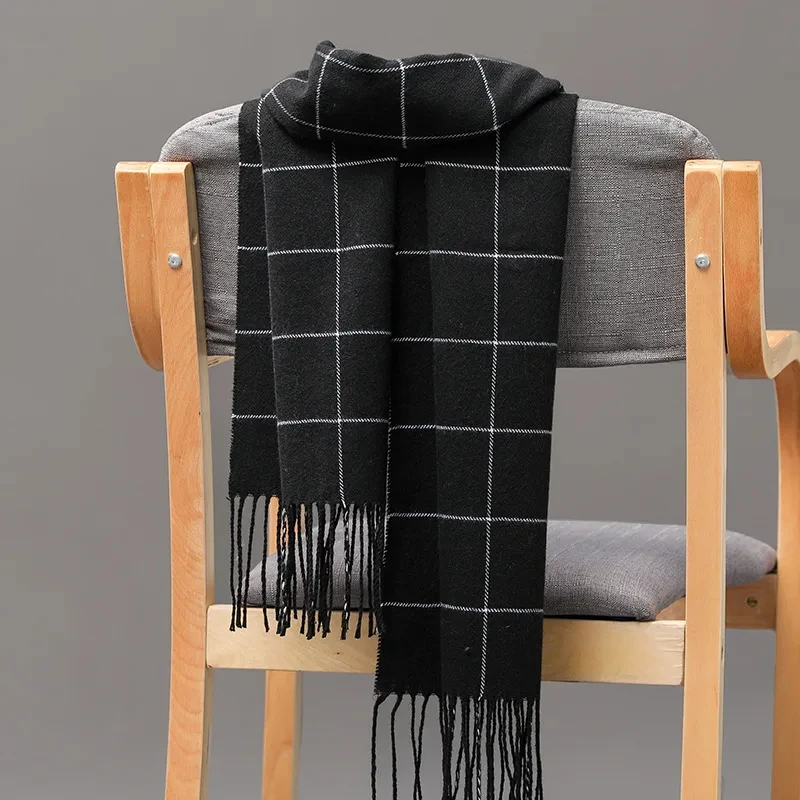 2024 novo inverno cachecol mas - Wool Scarf Men avaliação e preço