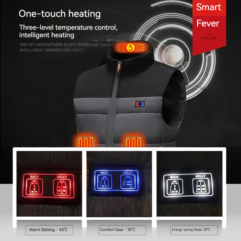 2025 novo colete aquecido para - Heated Vest Battery avaliação e preço